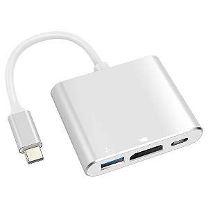 CABO ADAPT. TIPO C X HDMI + USB 3.0 + TIPO C FÊMEA - MD9