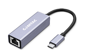 CONVERSOR USB-C PARA GIGABIT ETHERNET RJ-45 COMTAC 9406