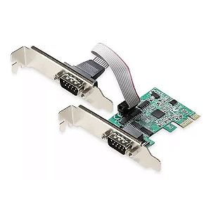 Placa Pci Express Low Profile 2 Portas Seriais Comtac 9134