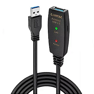 Cabo Extensor Ativo Usb 3.0 Am Af Comtac 9373