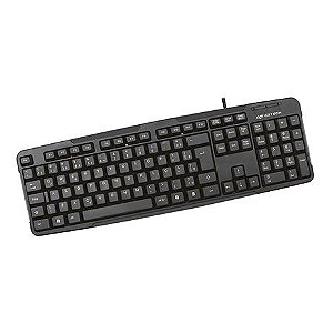 Teclado USB Padrão KB-13BK Preto C3T