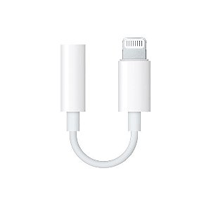 ADAPTADOR DE LIGHTNING PARA CONECTOR DE FONES DE OUVIDO - 3,5 mm - original apple