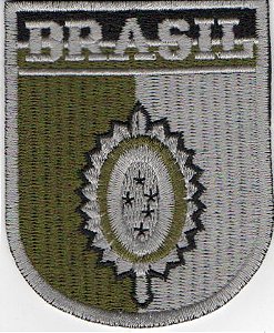 Bordado EB Distintivo de Organização Militar - BRASIL - MISSÃO NO EXTERIOR