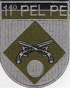 Bordado EB Distintivo de Organização Militar - 11º PEL PE
