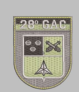 Bordado EB Distintivo de Organização Militar - 28º GAC