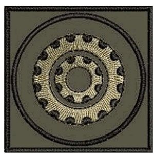 Distintivo de Baixa Visibilidade - Estágio de motorista militar de viatura sobre rodas