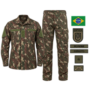Kit Farda EB MODELO NOVO + Bordados de Baixa Visibilidade