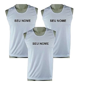 Kit 3 Camisetas Regatas TFM Dry Fit com Nome Bordado (EXCLUSIVO SITE)
