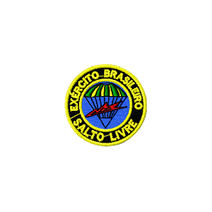 Distintivo Bordado de Gorro Colorido - Salto Livre