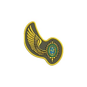 Distintivo Bordado de Gorro Colorido - Aeromóvel