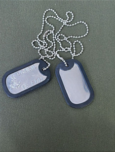Colar Militar Dog Tag Marinha