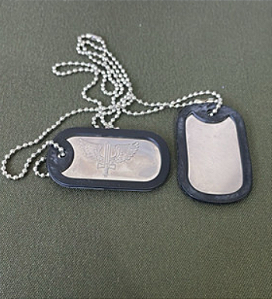 Colar Militar Dog Tag Aeronáutica