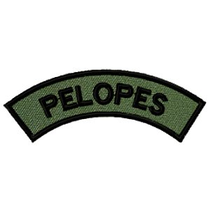 Distintivo Semicircular Bordado de Baixa Visibilidade - Manicaca PELOPES