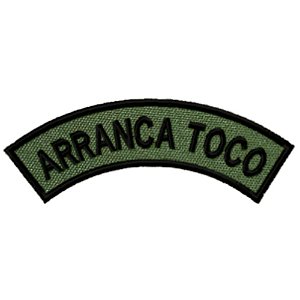 Distintivo Semicircular Bordado de Baixa Visibilidade - Manicaca ARRANCA TOCO