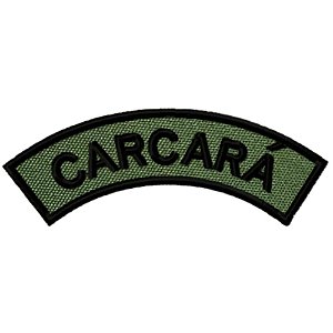 Distintivo Semicircular Bordado de Baixa Visibilidade - Manicaca CARCARÁ