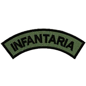 Distintivo Semicircular Bordado de Baixa Visibilidade - Manicaca INFANTARIA