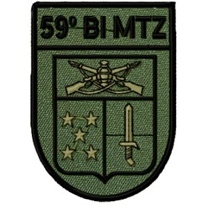Distintivo de Organização Militar de Baixa Visibilidade - 59º BI MTZ (59º Batalhão de Infantaria Motorizado)