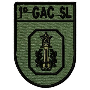 Distintivo de Organização Militar de Baixa Visibilidade - 1º GAC SL (1º Grupo de Artilharia de Campanha de Selva)