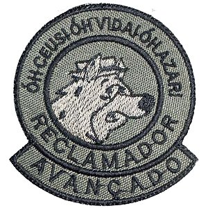 Patch Bordado Reclamador Avançado em Baixa Visibilidade 6,0 x 6,5cm