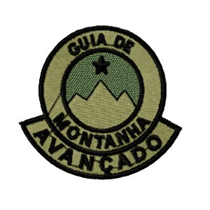 Distintivo Bordado de Gorro de Baixa Visibilidade - Guia de Montanha Avançado