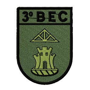 Distintivo de Organização Militar de Baixa Visibilidade - 3º BEC (3º Batalhão de Engenharia de Construção)