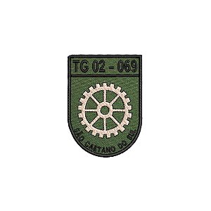 Distintivo de Organização Militar de Baixa Visibilidade - TG 02-069 (Tiro de Guerra de São Caetano do Sul - SP)