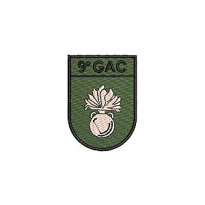Distintivo de Organização Militar de Baixa Visibilidade - 9º GAC (9º Grupo de Artilharia de Campanha)