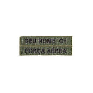 Kit Tarjeta Nome + Tarjeta Força Aérea