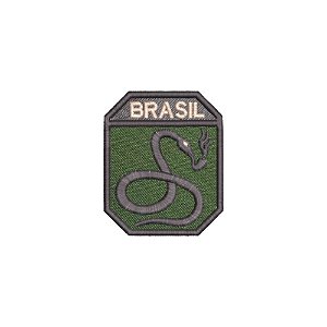 Patch Bordado FEB 7,0 x 8,5 Baixa Visibilidade
