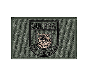 Patch Bordado Para Boné - Guerra Na Selva 5 x 8