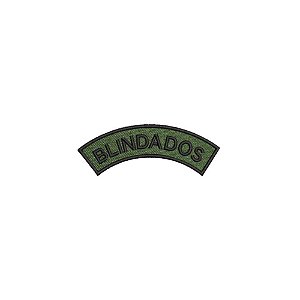 Distintivo Semicircular Bordado de Baixa Visibilidade - Manicaca BLINDADOS