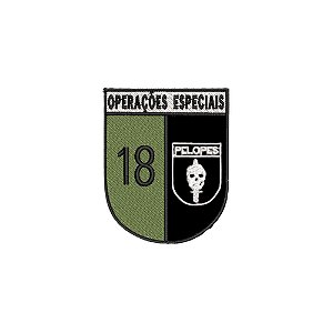 Patch Bordado FORÇAS ESPECIAIS PELOPES 8 x 6,5
