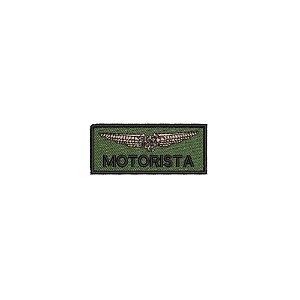 Patch Bordado Distintivo de Baixa Visibilidade - MOTORISTA