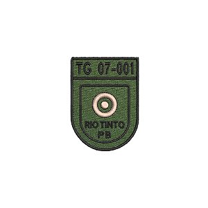Distintivo de Organização Militar de Baixa Visibilidade - TG 07-001 (Tiro de Guerra de Rio Tinto - PB)