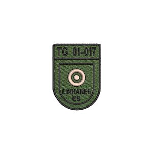 Distintivo de Organização Militar de Baixa Visibilidade - TG 01-017 (Tiro de Guerra de Linhares - ES)
