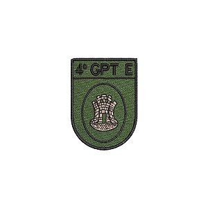 Distintivo de Organização Militar de Baixa Visibilidade - 4º GPT E (4º Grupamento de Engenharia)