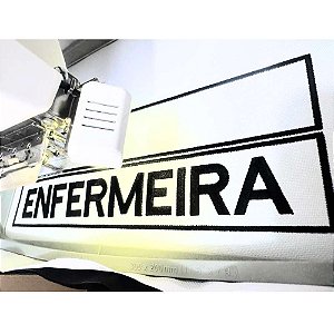 Patch Bordado ENFERMEIRA 30 x 5 cm