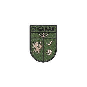 Distintivo de Organização Militar de Baixa Visibilidade - 2º GAAAE (2º Grupo de Artilharia Antiaérea)
