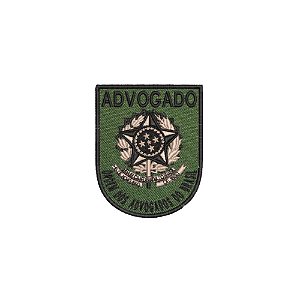 Distintivo de Baixa Visibilidade - ADVOGADO 8,5 x 7 cm