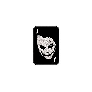 Patch Bordado CORINGA JOKER 1 7 x 5 CM
