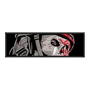 Patch Bordado GHOST 14 x 4,5 CM