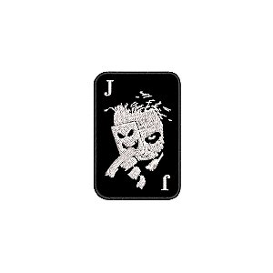 Patch Bordado CORINGA JOKER 2 7,5 x 5 CM