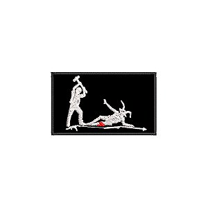 Patch Bordado GUERREIRO VS MAU 8 x 5 CM