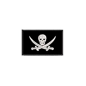 Patch Bordado PIRATA 7 x 4 CM
