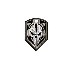 Patch Bordado COD GHOST 6 x 4 CM