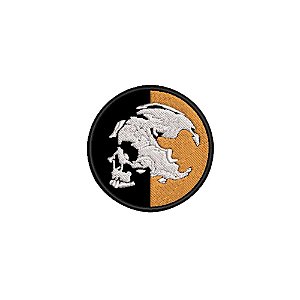 Patch Bordado CAVEIRA ESPECIAL 7 x 7 CM