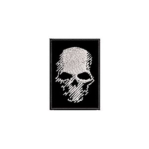 Patch Bordado CAVEIRA 4 x 6 CM