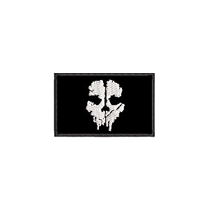 Patch Bordado COD GHOST 8 x 5 CM