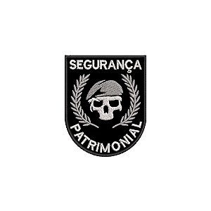 Patch Bordado SEGURANÇA PATRIMONIAL 7,5 x 9,5