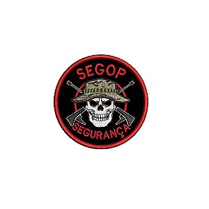 Patch Bordado SEGOP SEGURANÇA 8 x 8